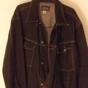 Black jean jacket XL